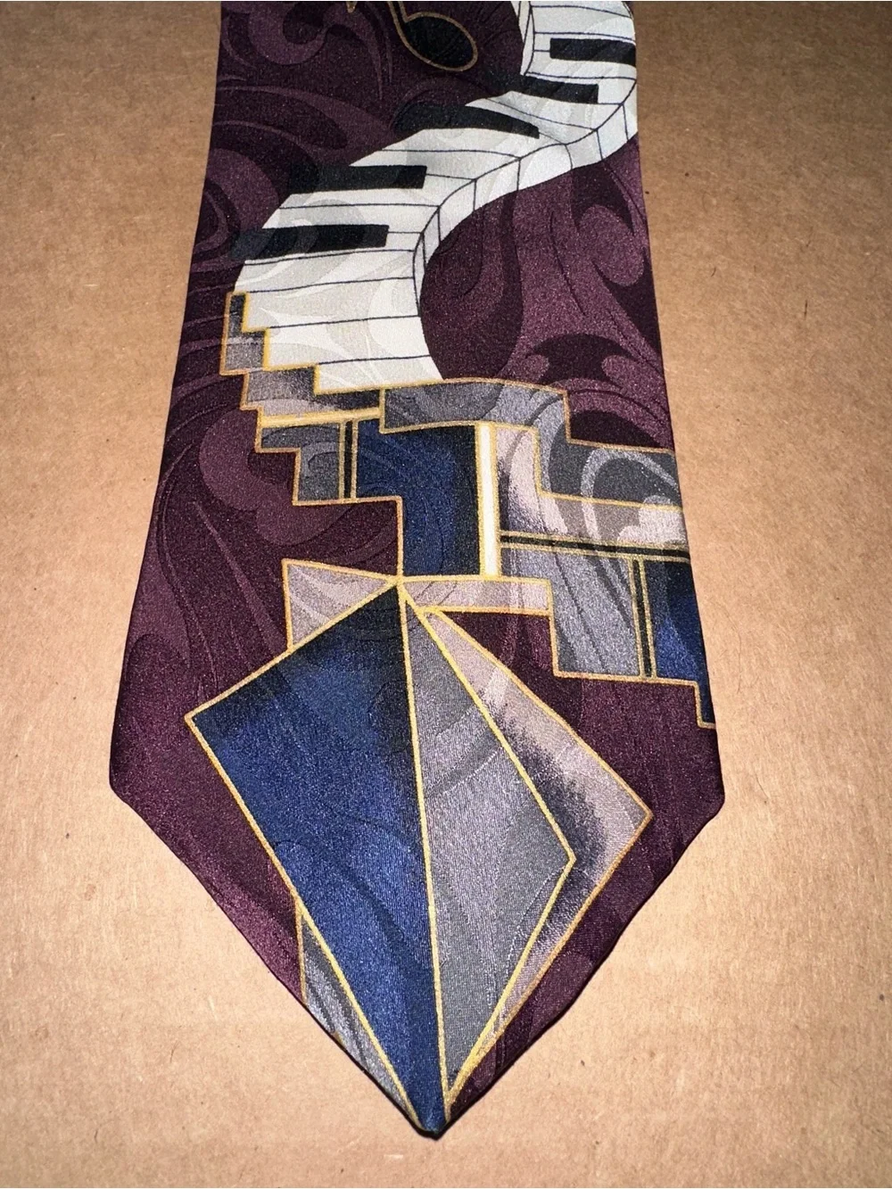 Piano Keys Musical Tie Necktie Music Teacher Choir Band Director Croft & Barrow